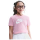 Nike Παιδική κοντομάνικη μπλούζα Sportswear Crop Futura Cropped Tee Nike Παιδική κοντομάνικη μπλούζα Sportswear Crop Futura Cropped Tee